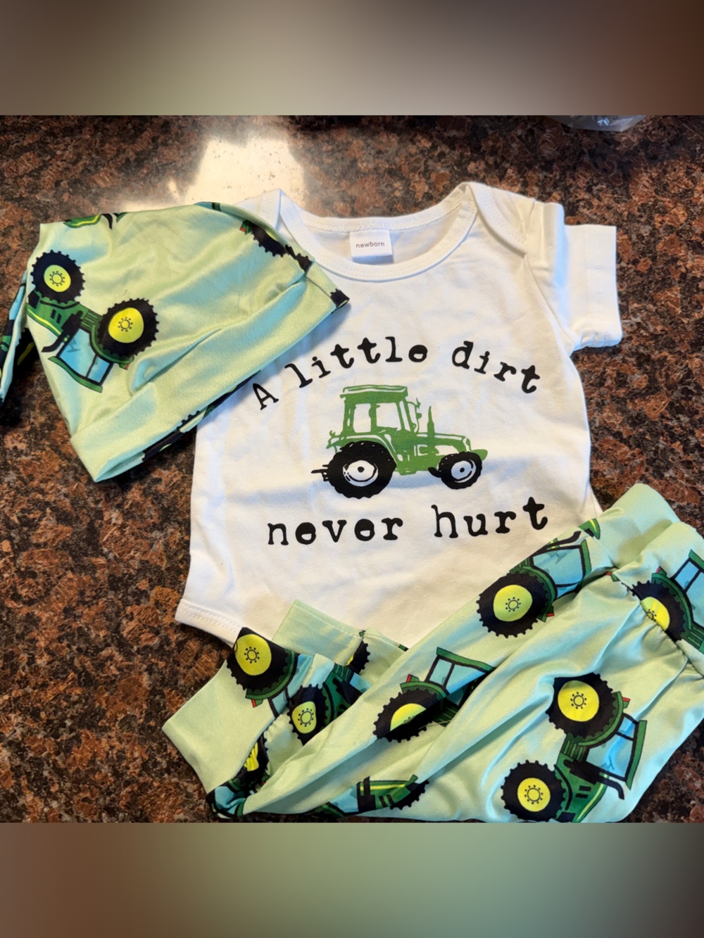 Baby Tractor Set - Green Tractors